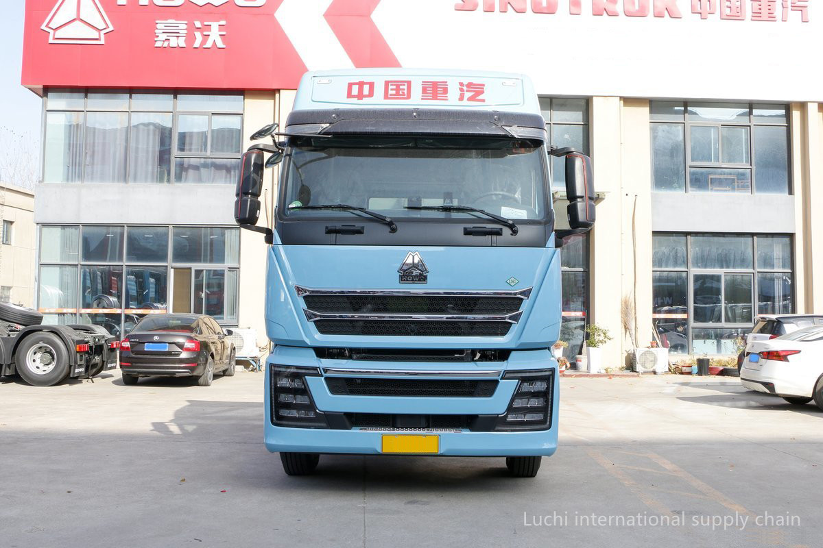 HOWO, TH7,  LNG, blue,  560Hp, 6x4,  AMT