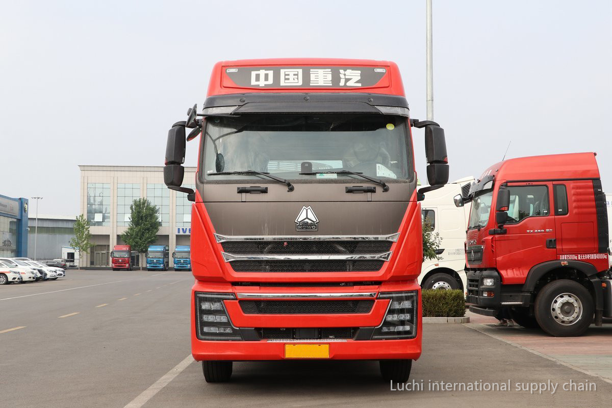 HOWO, TH7,  diesel, red,  550Hp, 6x4,  MT
