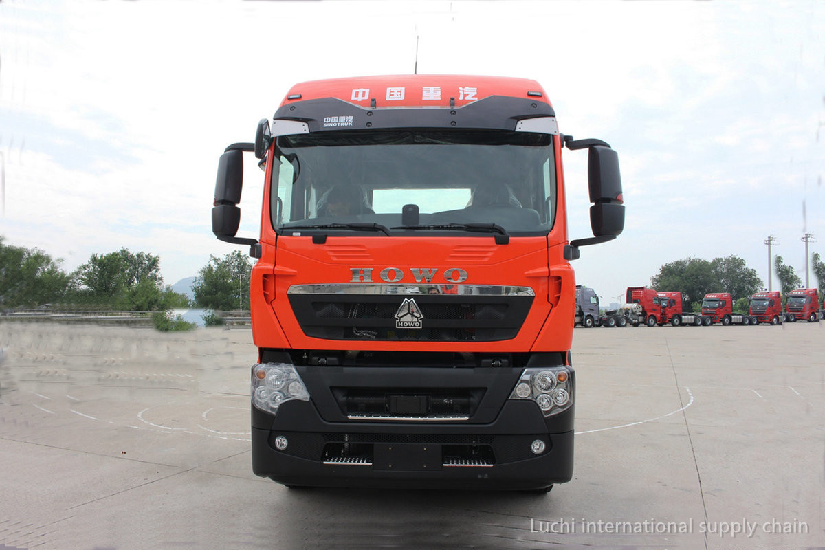 HOWO, TX7,  diesel, red,  400Hp, 4x2,  MT