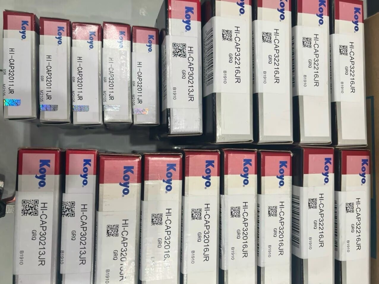 Inch tapered roller bearings