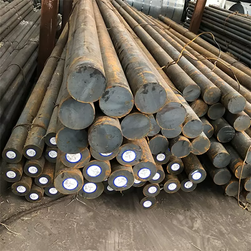 Black steel round bar in stock