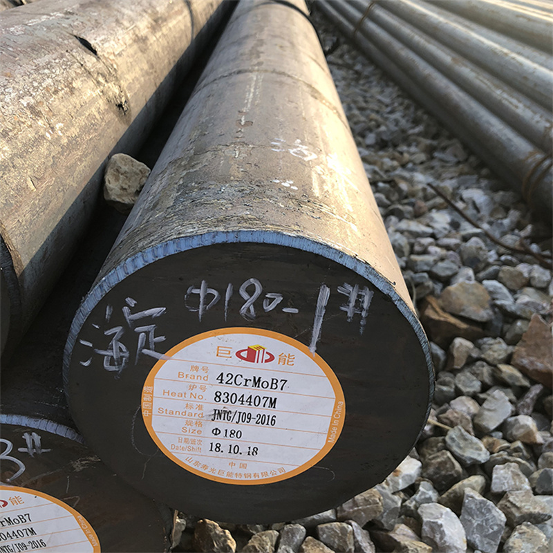 Black steel round bar in stock