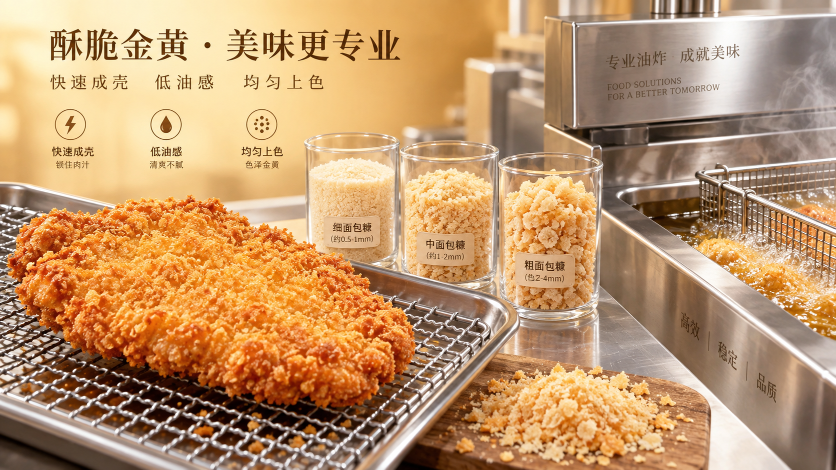 如何选择抗吸油的油炸面包糠