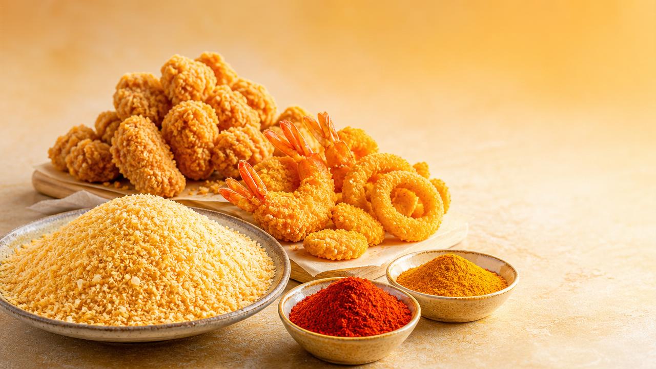 Natural Colorants: Using Paprika and Turmeric for Golden Bread Crumbs.