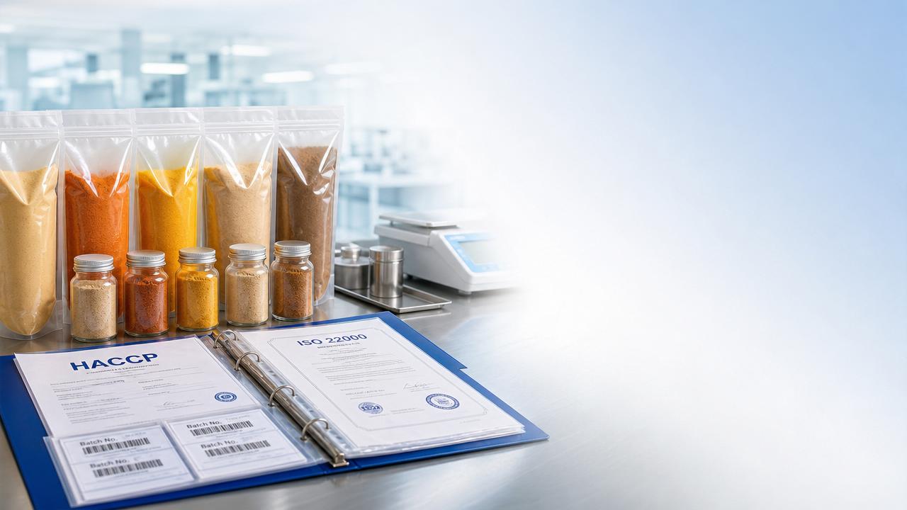 Food Safety Standards: Verifying Certificates of Certified Seasoning Powder Exporters