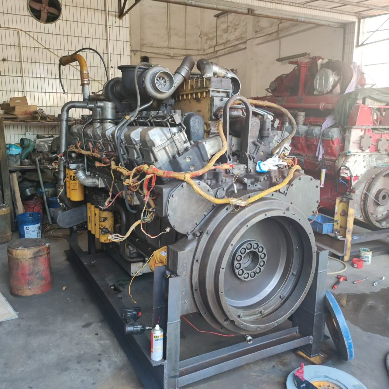 Дизельный двигатель Caterpillar б/у для погрузчика, экскаватора, бульдозера