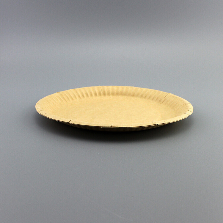 Round Kraft Paper Plate