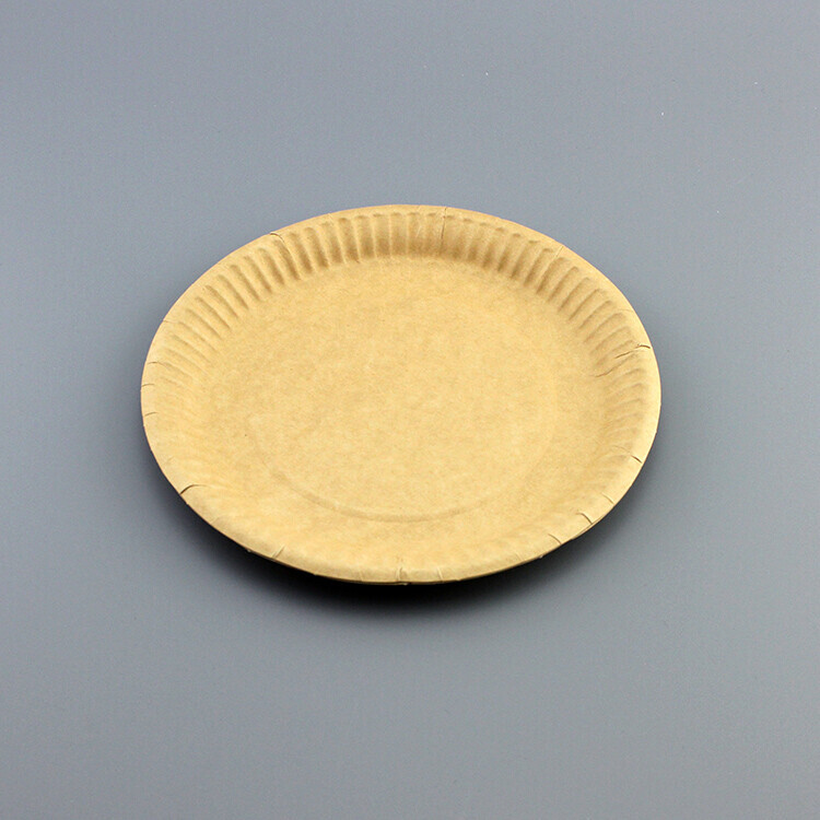 Round Kraft Paper Plate