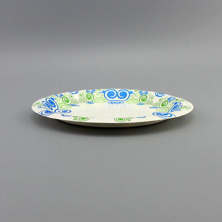 Round Printed Paper Plate