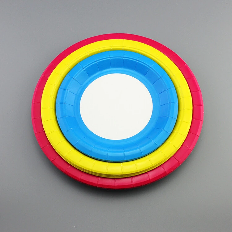 Round Printed Paper Plate