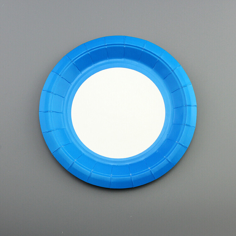Round Printed Paper Plate