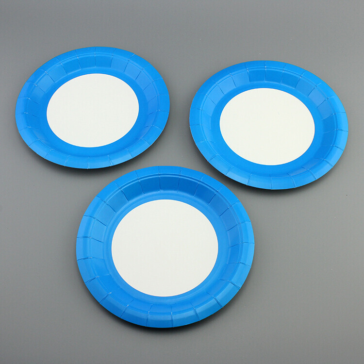 Round Printed Paper Plate