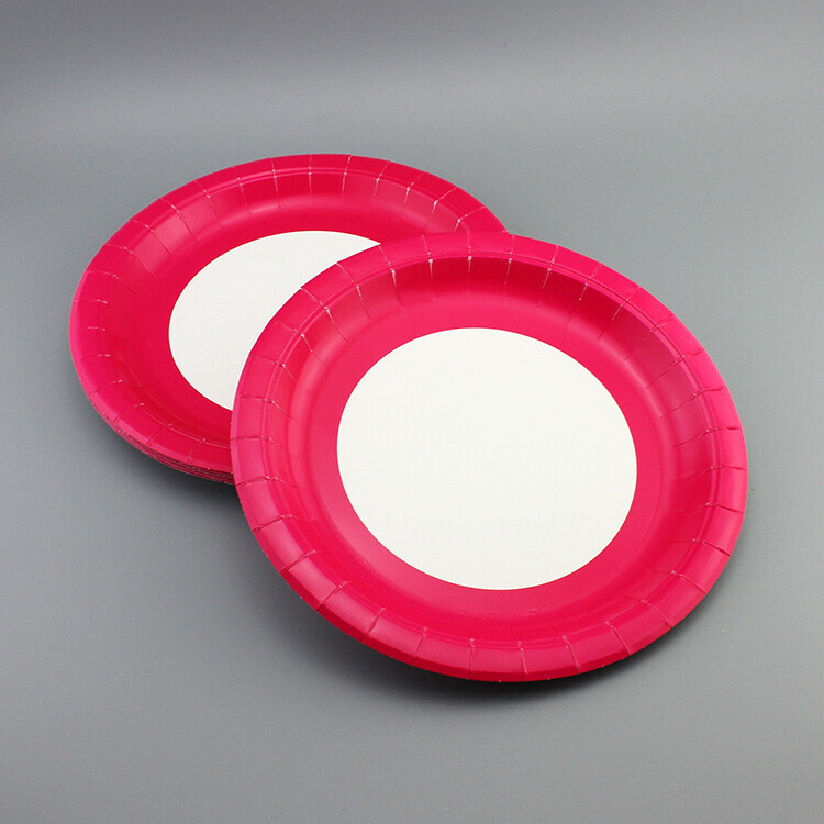 Round Printed Paper Plate