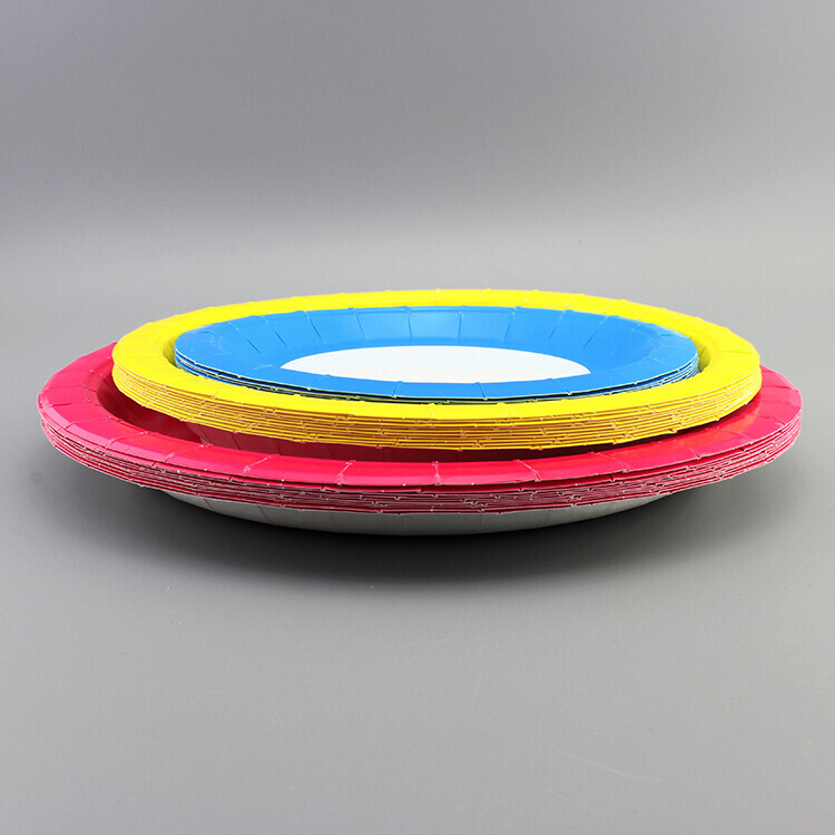 Round Printed Paper Plate