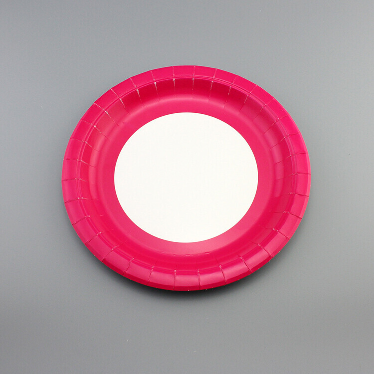 Round Printed Paper Plate