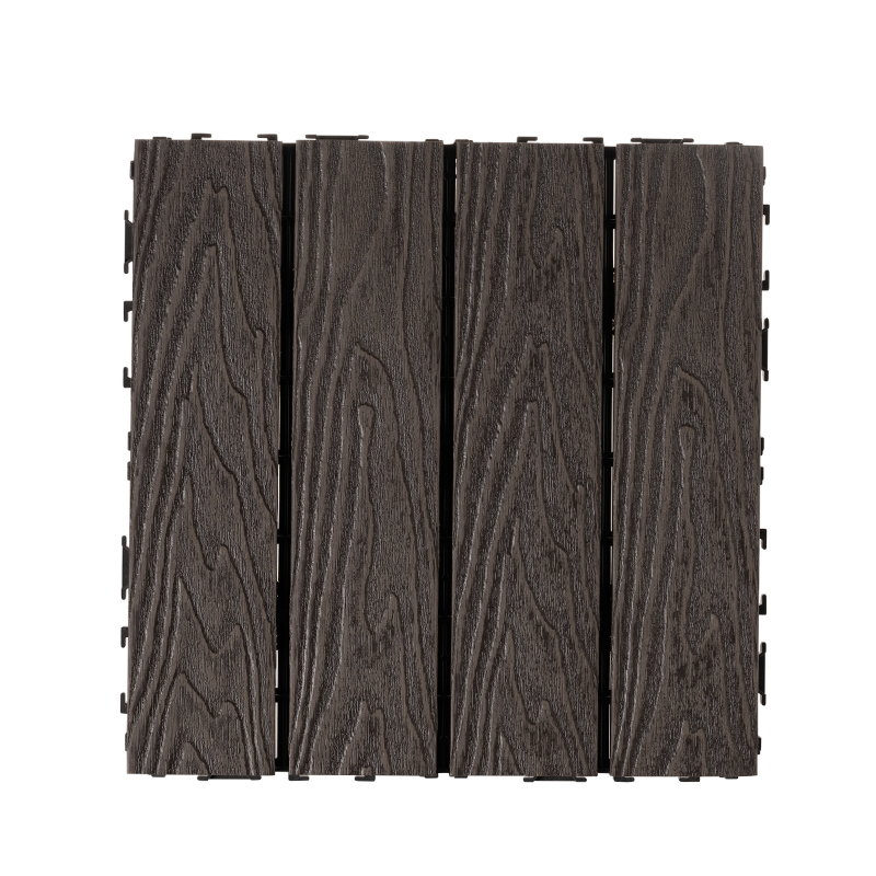 WPC outdoor flooring-Chocolate