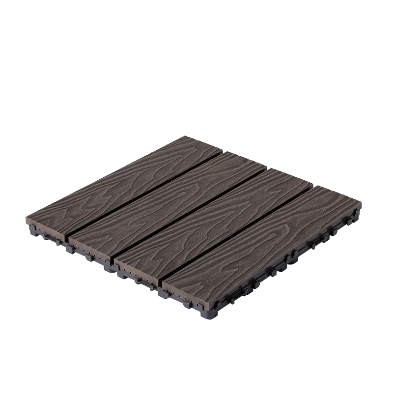 WPC outdoor flooring-Chocolate