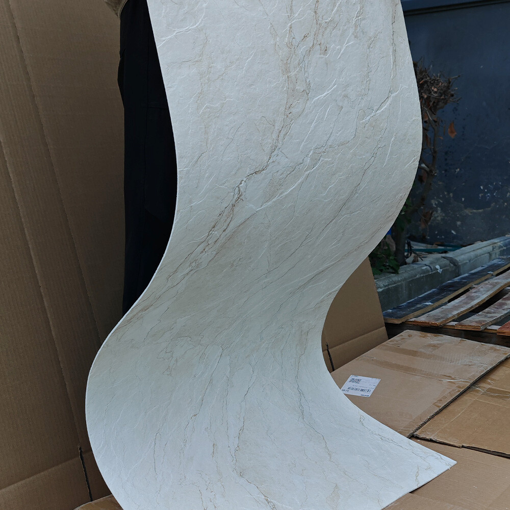 Outdoor flexible ceramic tile