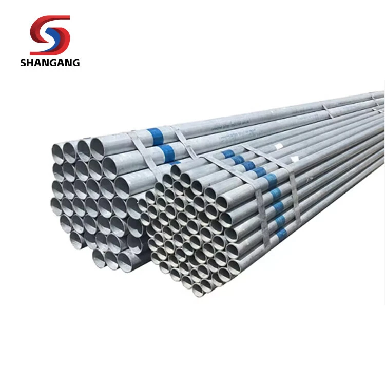 Hot Dipped Galvanized Steel Pipe Size 1/2 3/4 1
