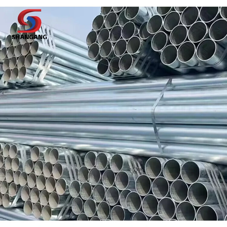 Hot Dipped Galvanized Steel Pipe Size 1/2 3/4 1