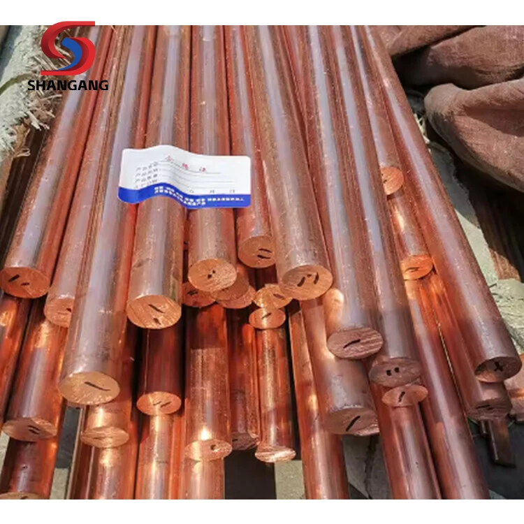Factory Wholesale Price of Copper Bar Horizontal Continuous Casting Copper Rod MaterialComplete Bronze Brass Bar