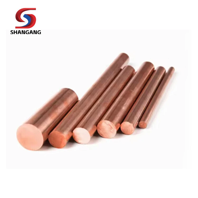 Factory Wholesale Price of Copper Bar Horizontal Continuous Casting Copper Rod MaterialComplete Bronze Brass Bar