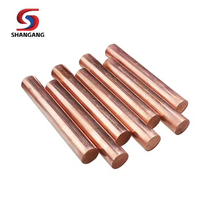 Factory Wholesale Price of Copper Bar Horizontal Continuous Casting Copper Rod MaterialComplete Bronze Brass Bar