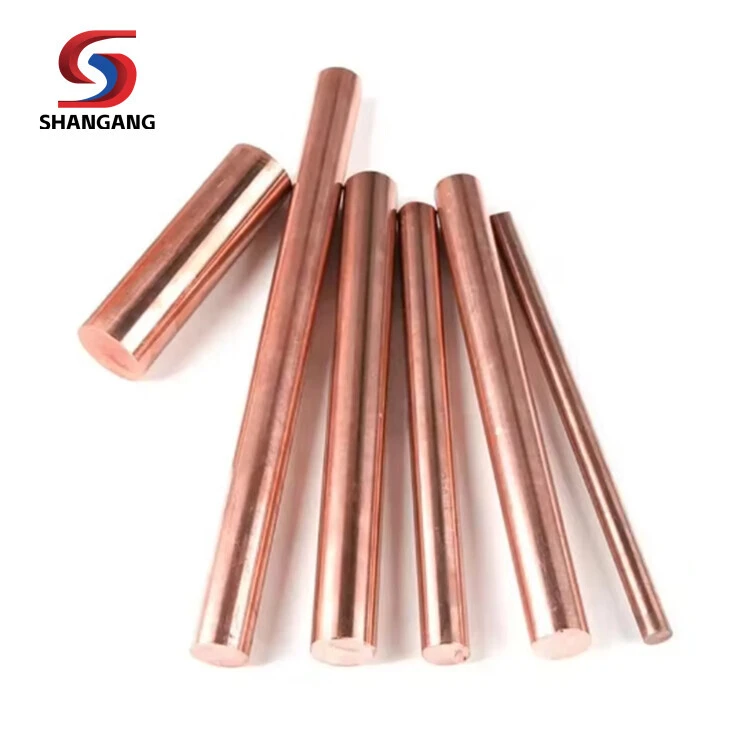 Factory Wholesale Price of Copper Bar Horizontal Continuous Casting Copper Rod MaterialComplete Bronze Brass Bar