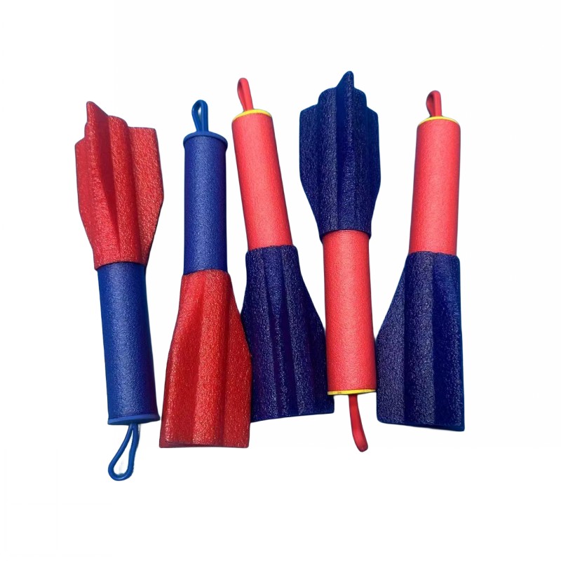 Finger ejection rubber band rocket