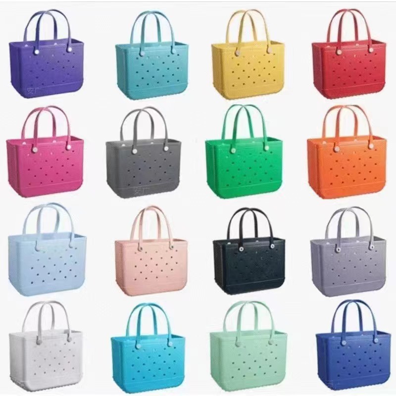 Rubber Bag Beach Sports Tote Bag EVA Beach Cabbage Basket Anti-Fruit Jelly Bag