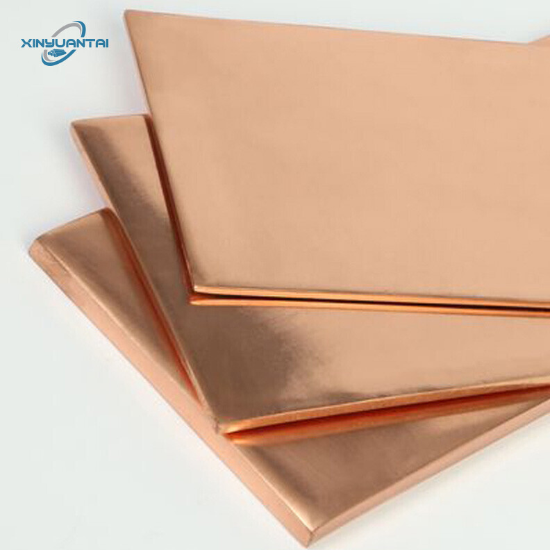 Wholesale 99.99% Copper Cathodes Plates 3mm 5mm 20mm Thickness T2 4x8 Copper Plate Sheets Supplier Price