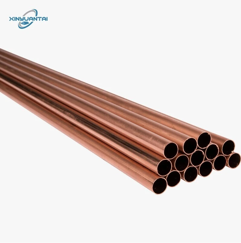 Factory Supply ASTM Raw Metal Material Pure Copper Tube Flexible For Making Household Water Pipe