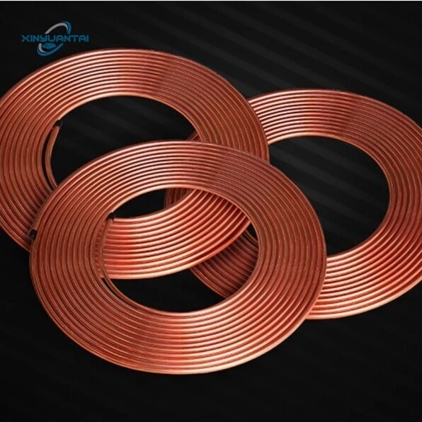 Factory Supply ASTM Raw Metal Material Pure Copper Tube Flexible For Making Household Water Pipe
