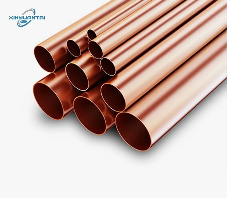 Factory Supply ASTM Raw Metal Material Pure Copper Tube Flexible For Making Household Water Pipe