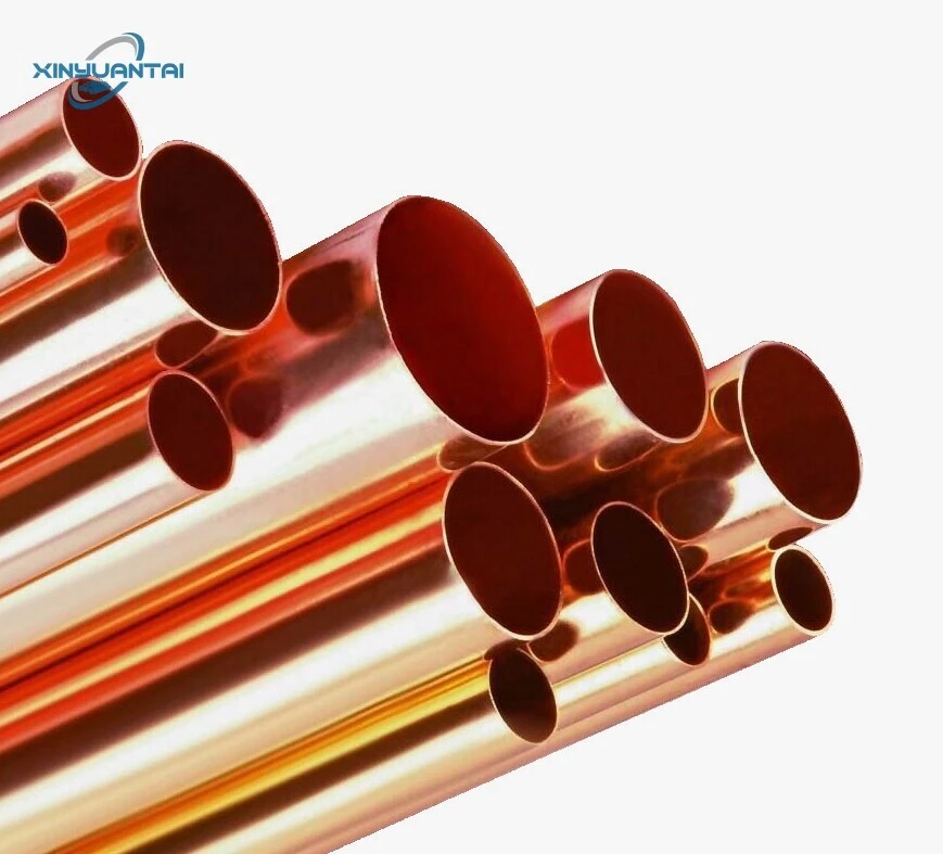 Factory Supply ASTM Raw Metal Material Pure Copper Tube Flexible For Making Household Water Pipe