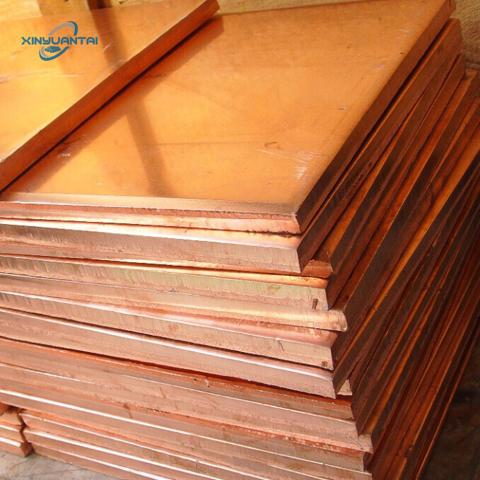 99.99% Pure Copper Plate 1mm 2mm 3mm Pure Copper Sheet with Factory Price T1 T2 T3 Copper Plate