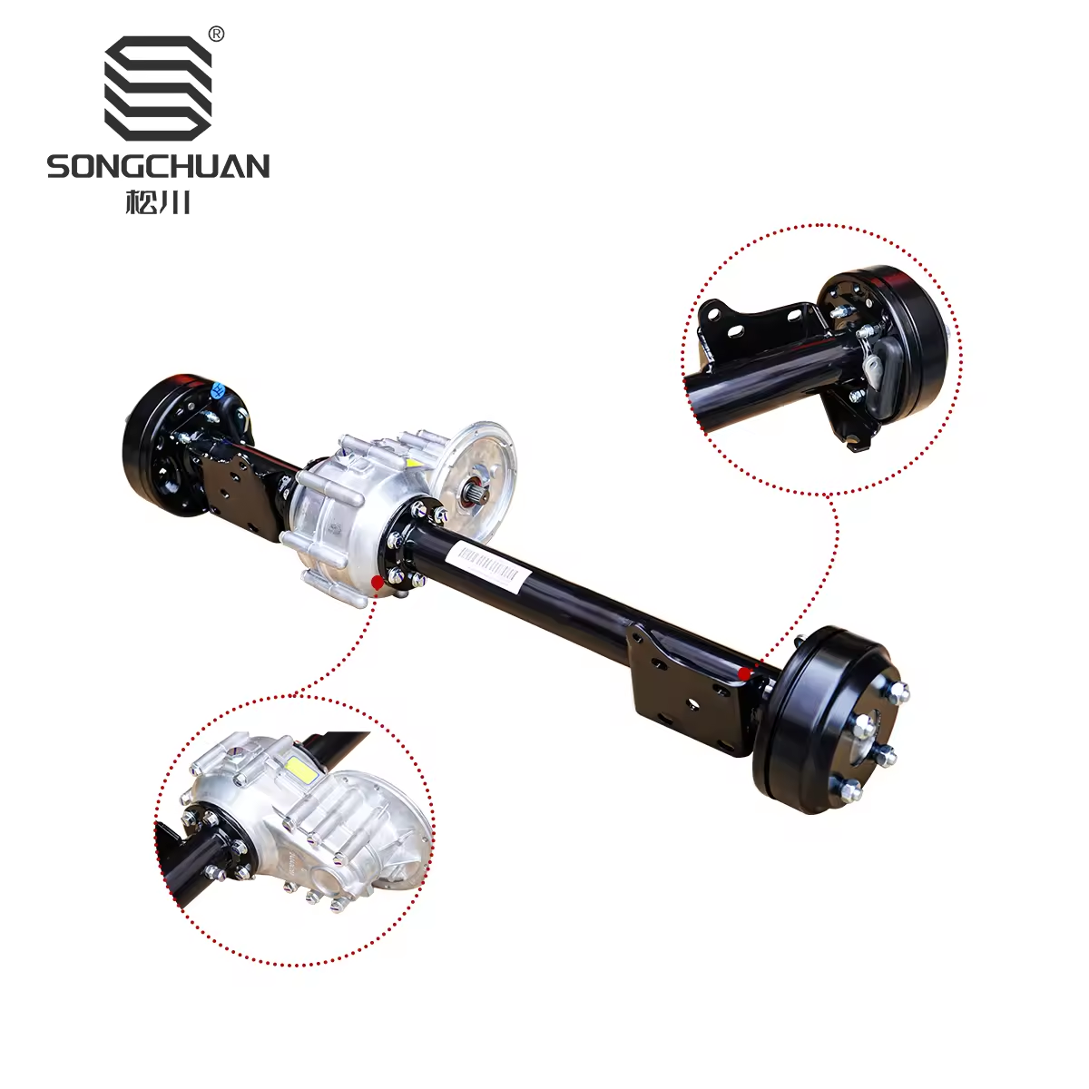 Rear Axle Assembly 73500-G01 for EZGO Golf Cart 1994-Up TXT