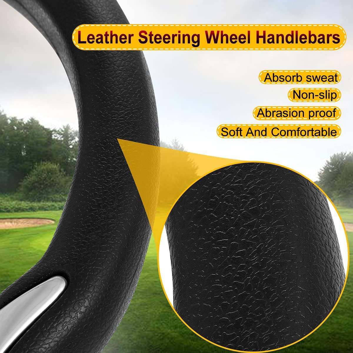Global Golf car accessories luxury steering wheel