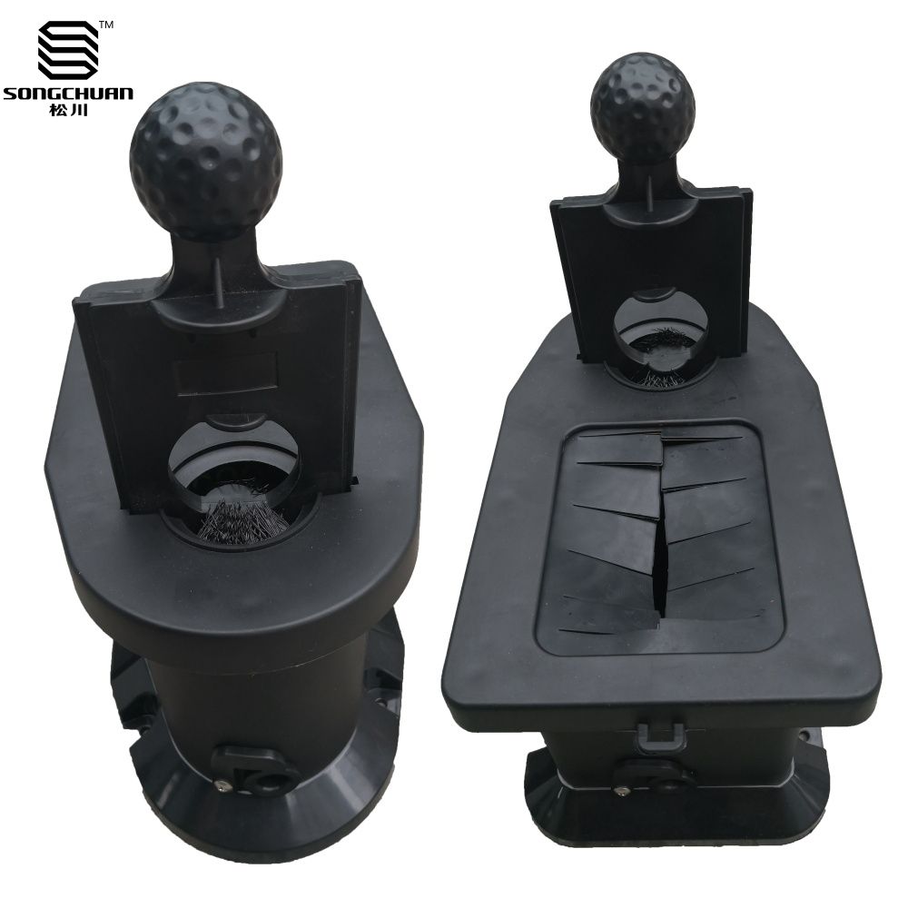 Ball washer for golf carts