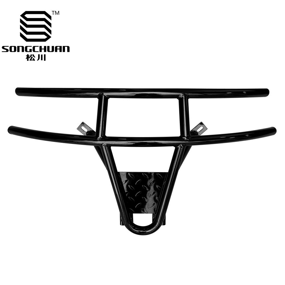 Golf cart front brush