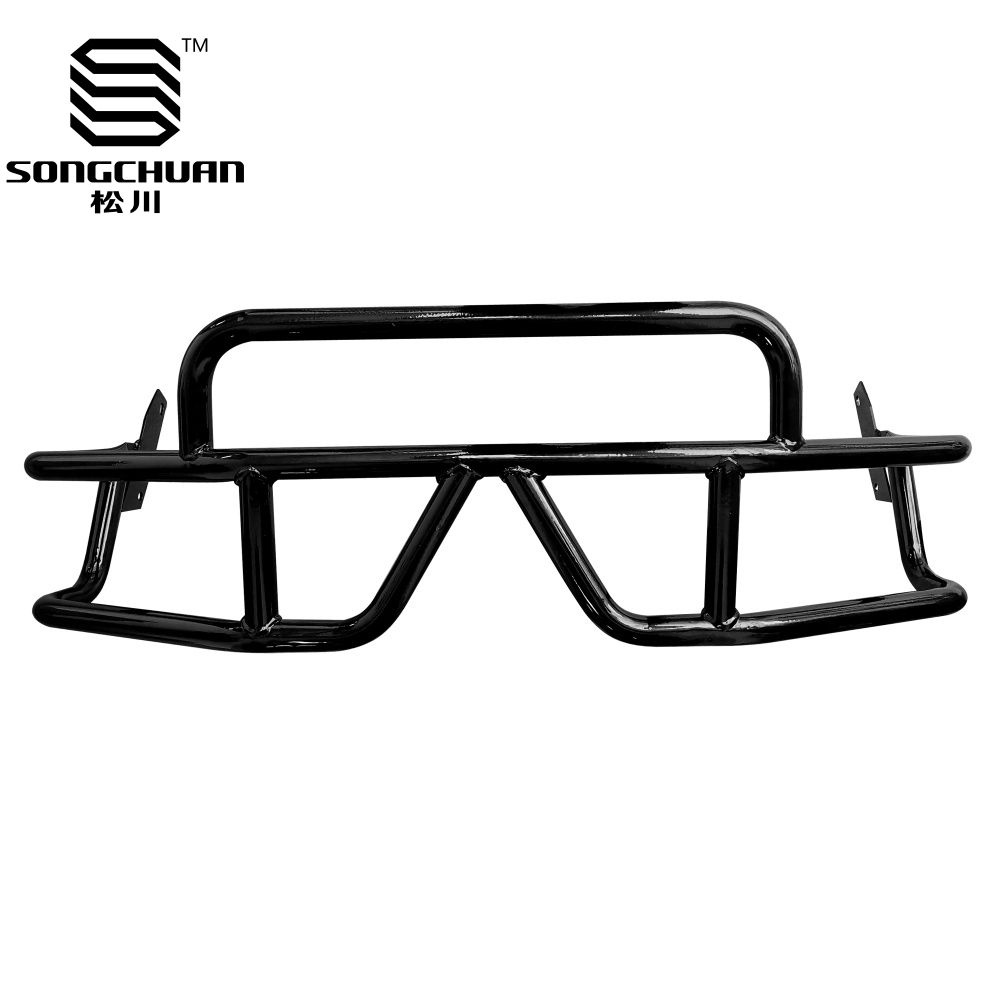 Golf cart front brush