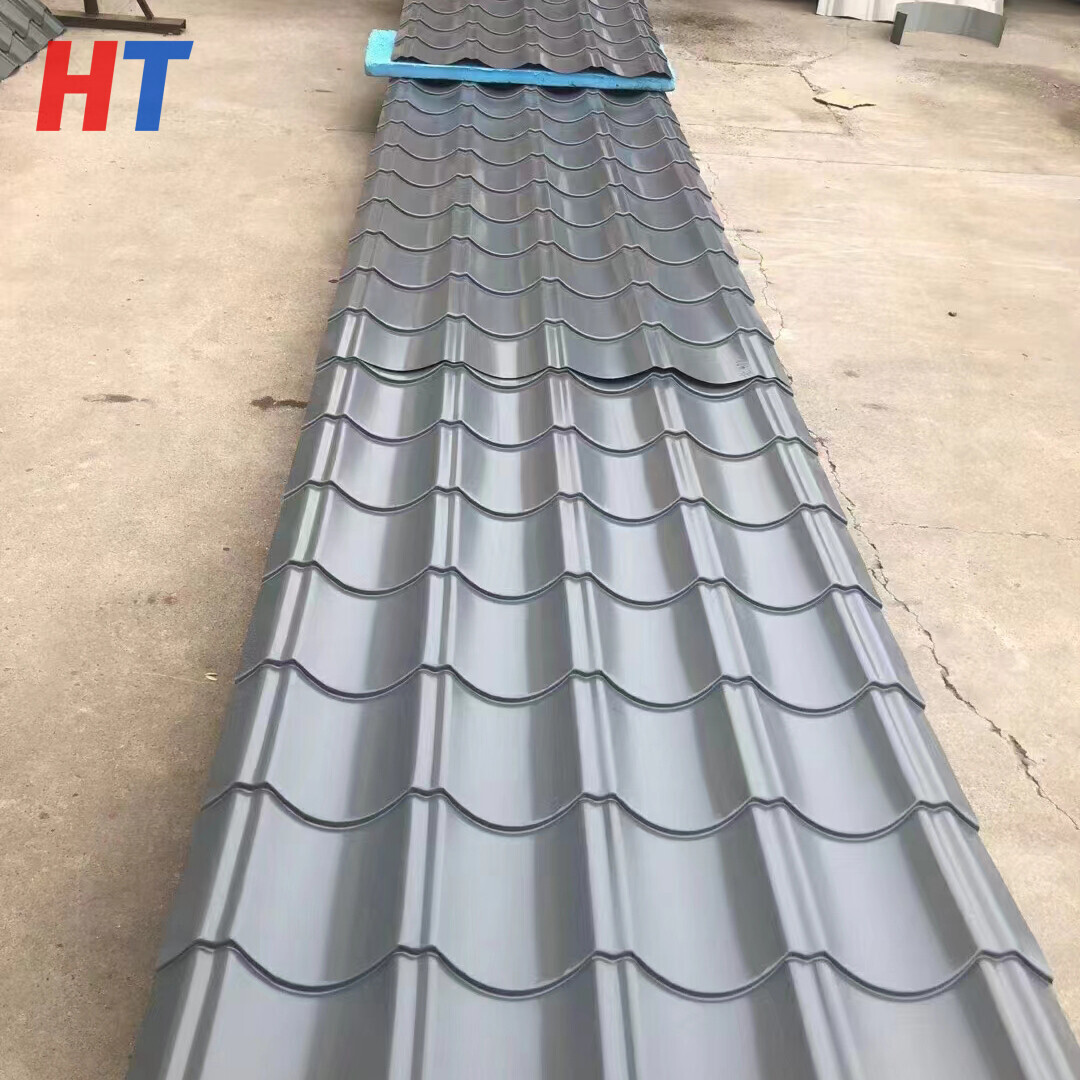 Gray Color Coated Roofing Sheets Prepainted Galvanized Corrugated Roofing