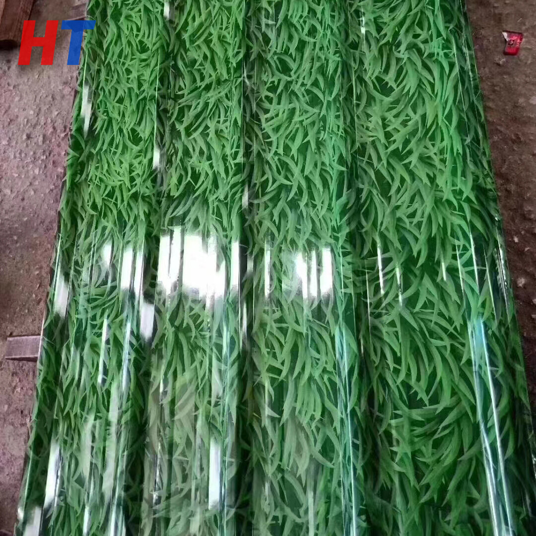 Grass Design PPGI Color Coated Roofing Steel Sheets