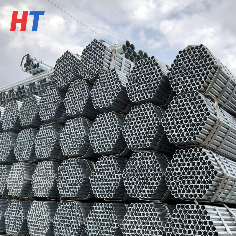 Galvanized steel pipe scaffolding for construction Round hot dip gi galvan steel pipe ASTM pre-galvanized steel pipe