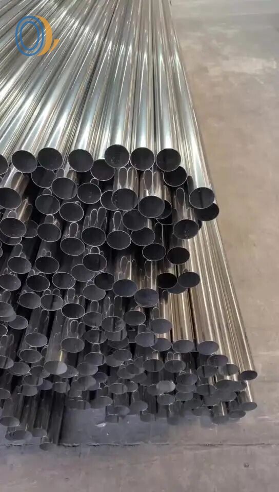 Bright stainless steel tube