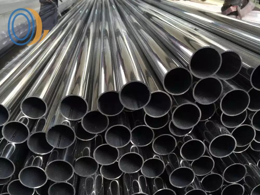 Bright stainless steel tube