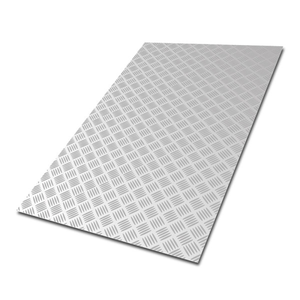 Checkered aluminum plate