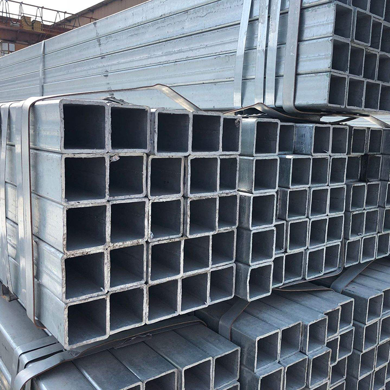 Galvanized rectangular tube