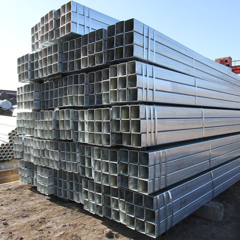 Galvanized rectangular tube