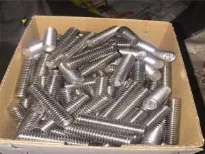 Hastelloy B3 hex head bolt full threaded